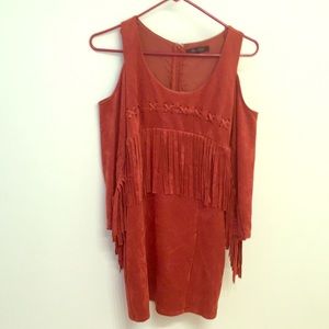 Honey Punch mid-length dress